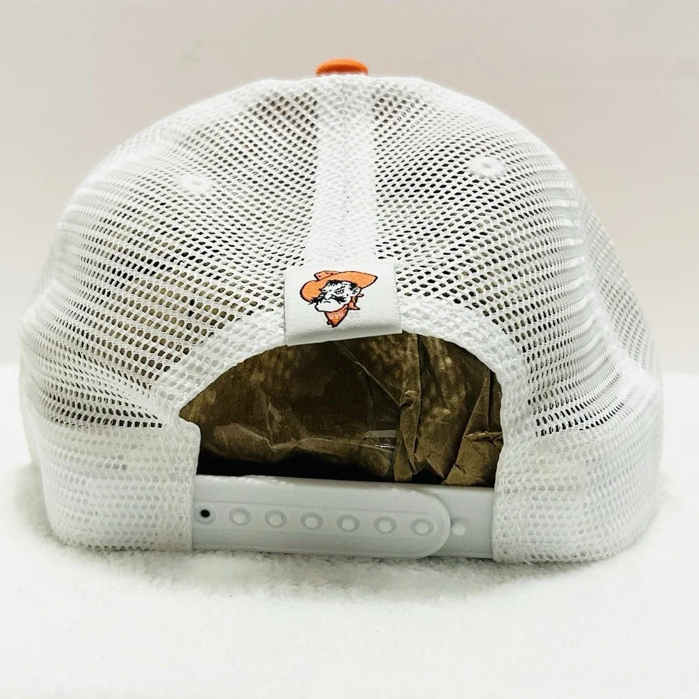 Top of the World Oklahoma State Cowboys Trucker Hat Cap‎ Adjustable Snap Orange